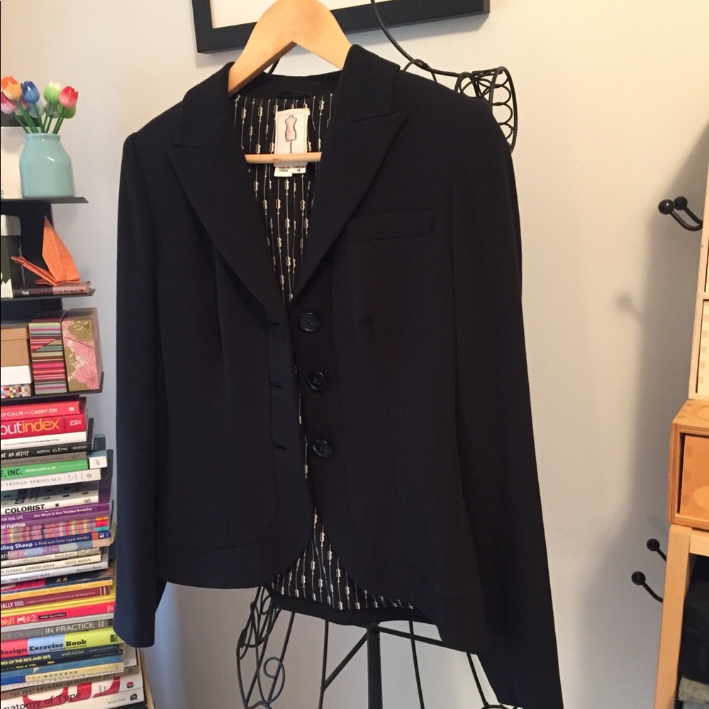 KAY UNGER BLACK BLAZER